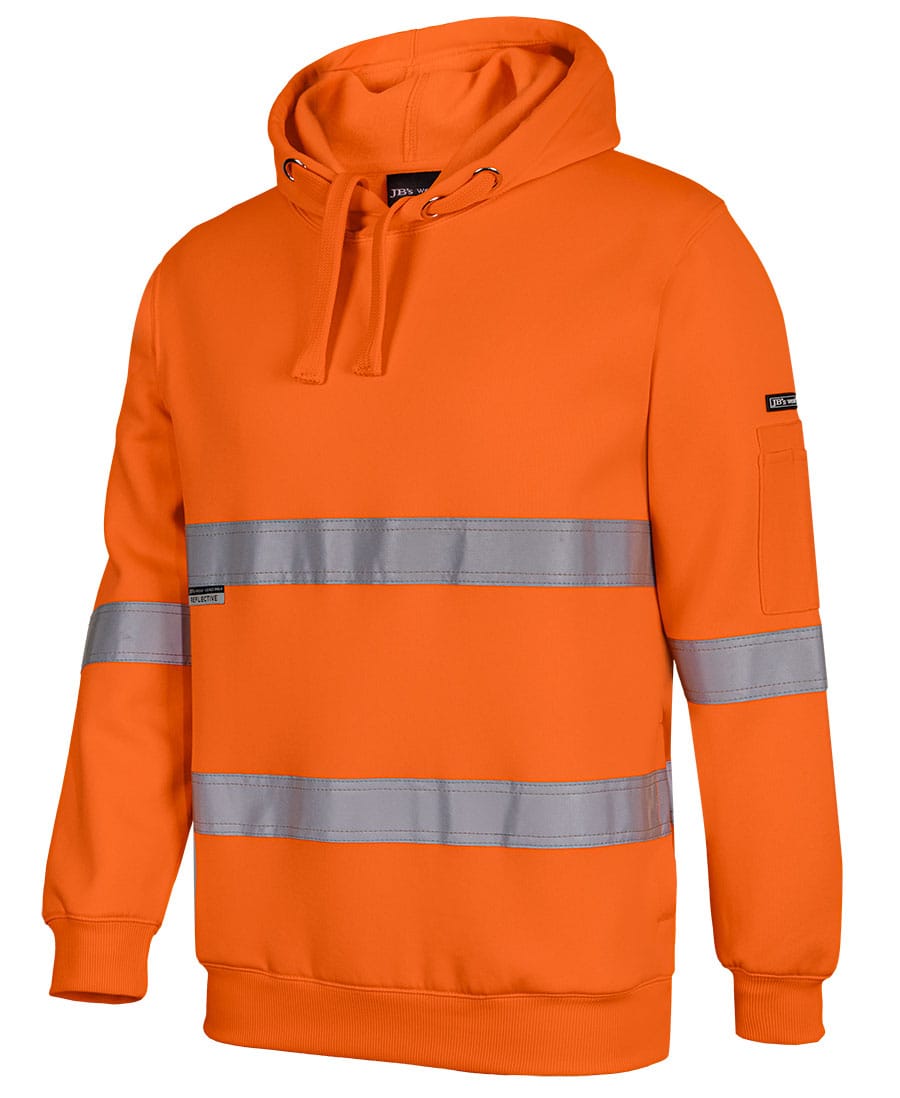 Jb's Hi Vis Day Night Pull Over Hoodie 6DPOH